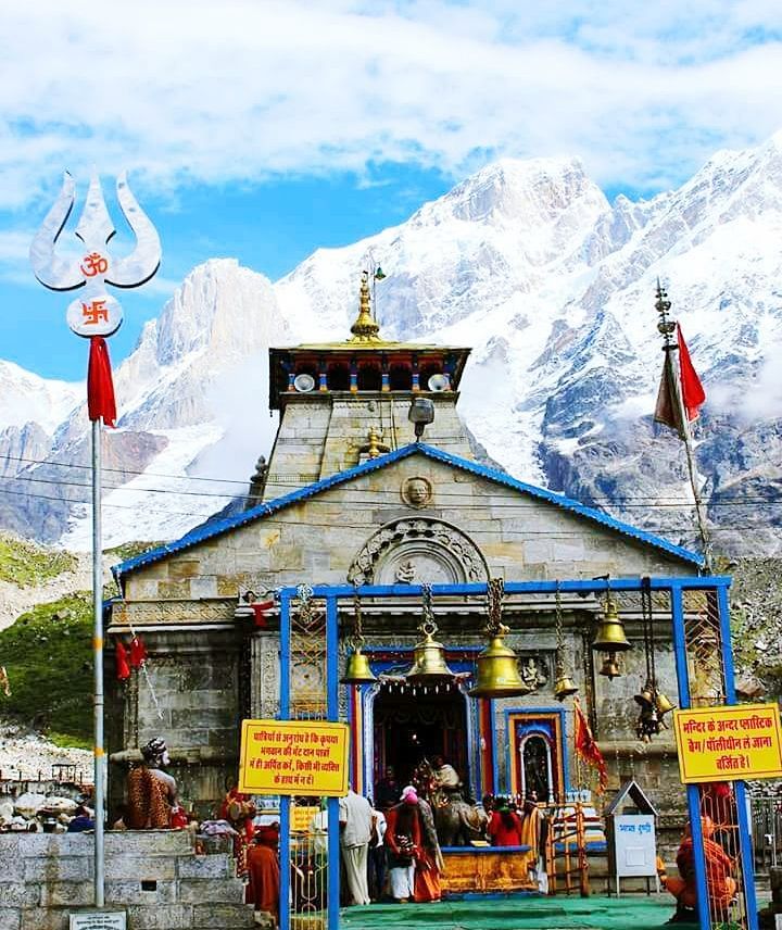 Kedarnath Temple Peaks - Himalayan Sages Tapas Bhumi